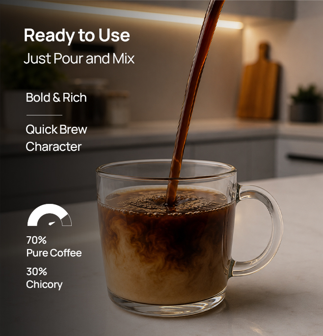 Express filter coffee Decoction